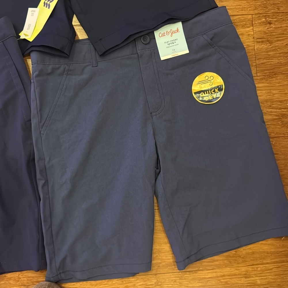 Boys shorts bundle of seven size XL (16) NWT various brands perfect for school - Picture 5 of 8